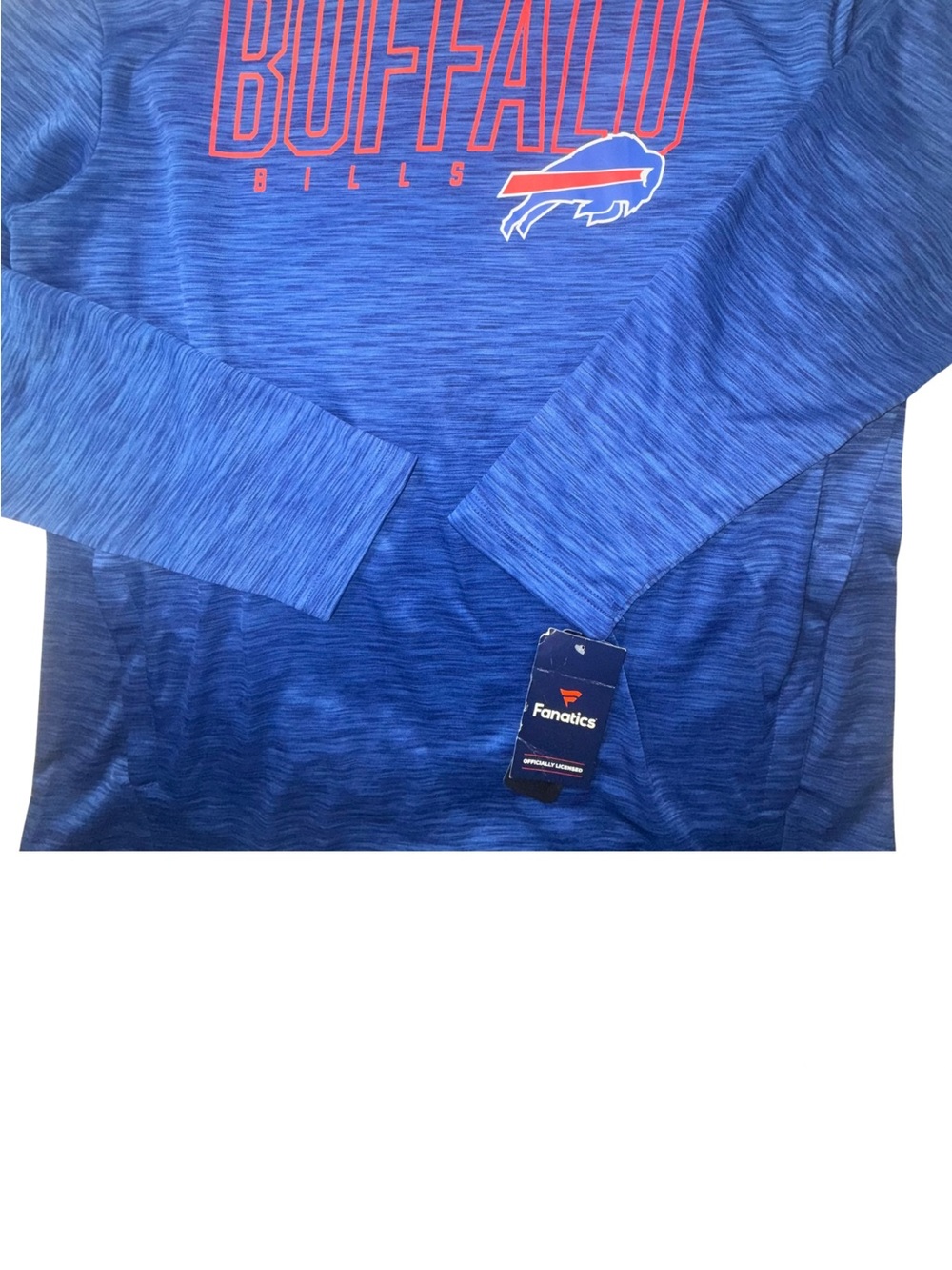 Fanatics Buffalo Bills Hoodie Men’s Large Blue Red Pullover NWT - Picture 8 of 11